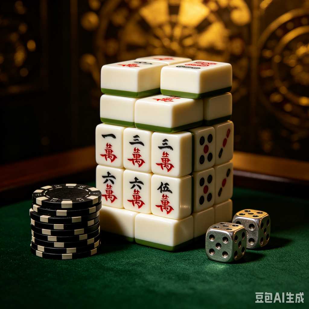 pink crystal mahjong set